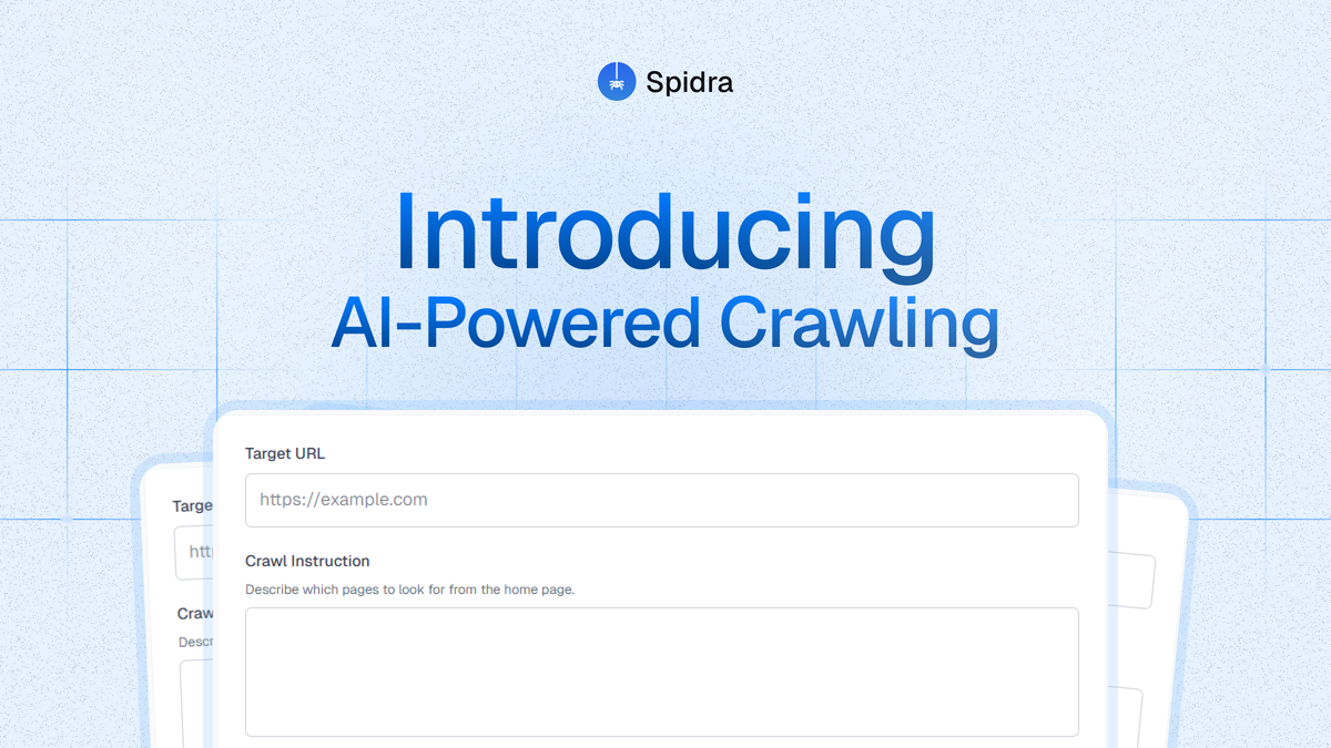Introducing AI-powered crawling